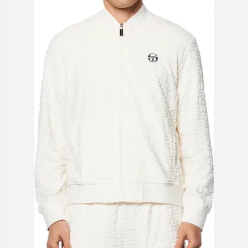Sergio Tacchini Livata Logo Jacquard Cotton Blend French Terry‎ Cloth 3XL